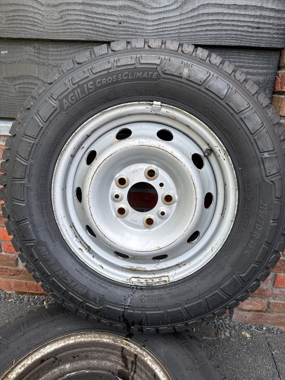 Michelin Agilis CrossClimate 215/70 R15C fiat ducato 5x118, Auto-onderdelen, Banden en Velgen, Ophalen, 15 inch, Banden en Velgen