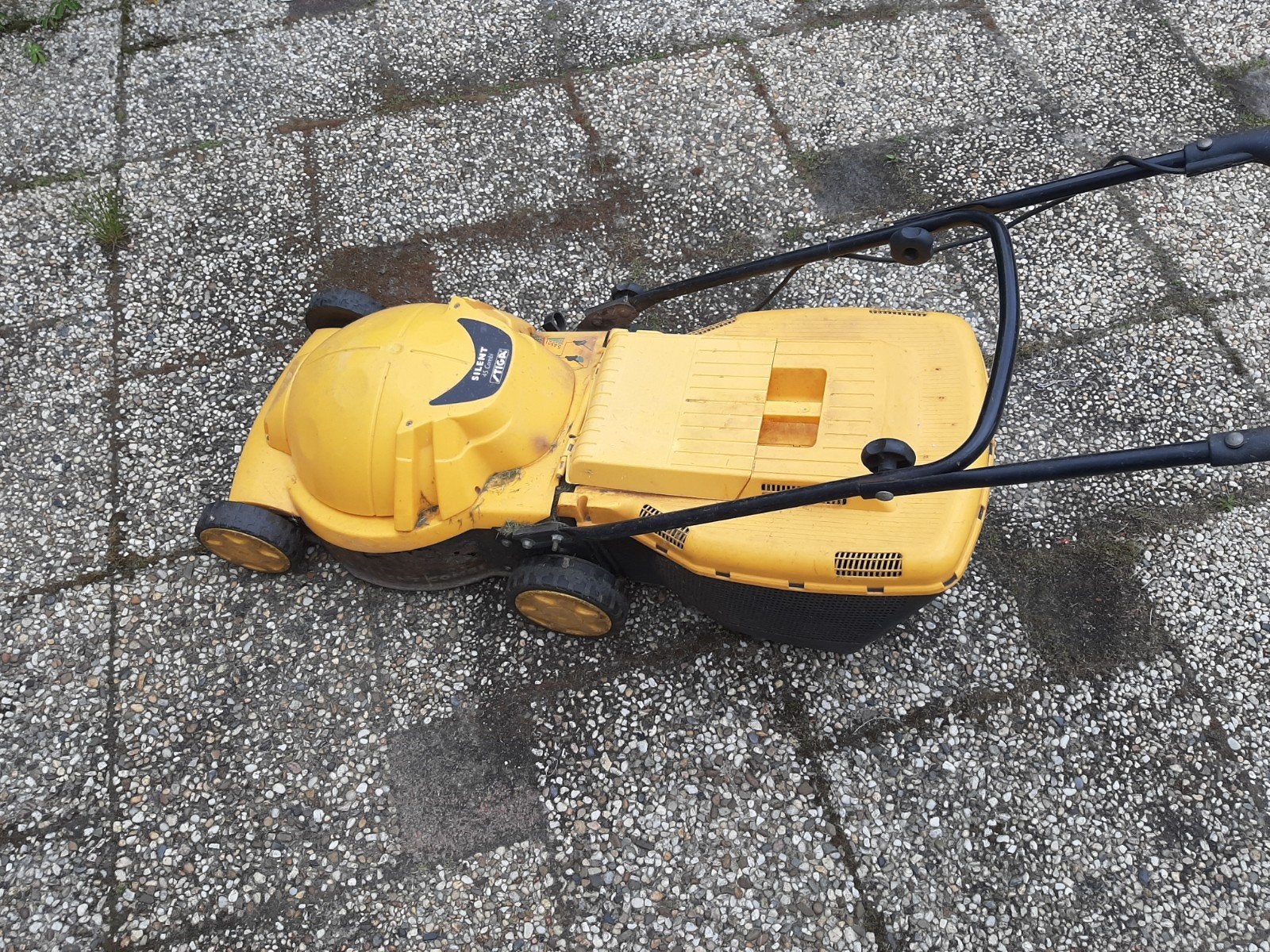 Stiga Silent 45 Combi Elektrische Grasmaaier, Ophalen, Cirkelmaaier, Gebruikt, Elektrische grasmaaier
