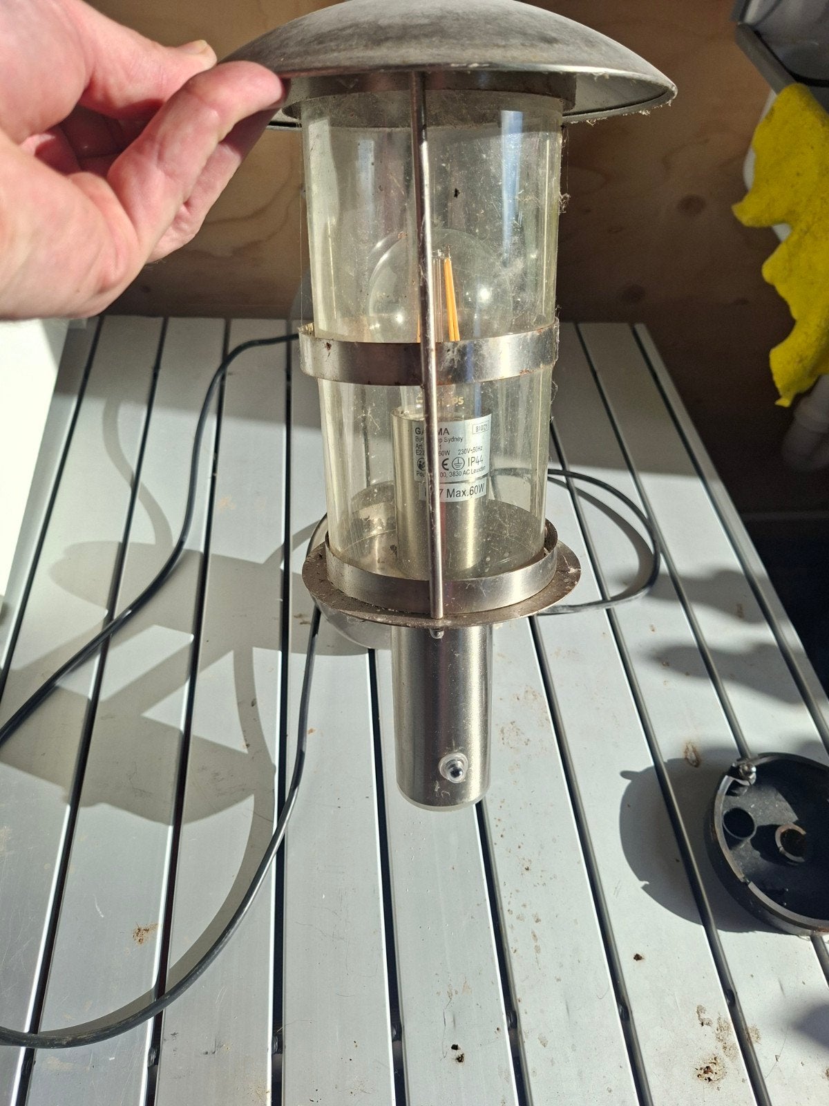 GAMMA buitenlamp Sydney met dag/nacht sensor, Ophalen, Minder dan 50 watt, Wandlamp, Nieuw