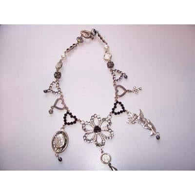 Dolce luna sieraden met echte swarovski steentjes, Ophalen of Verzenden, Gebruikt