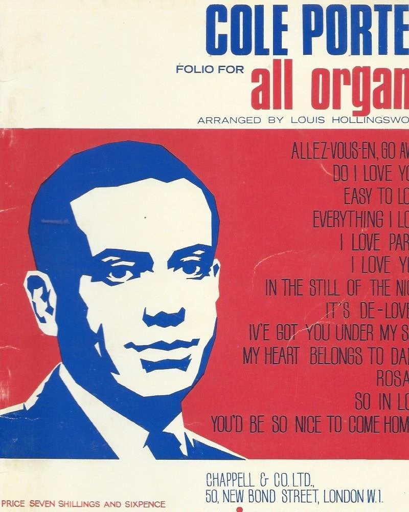 Cole Porter, Muziek en Instrumenten, Bladmuziek, Gebruikt, Keyboard, Ophalen of Verzenden, Artiest of Componist