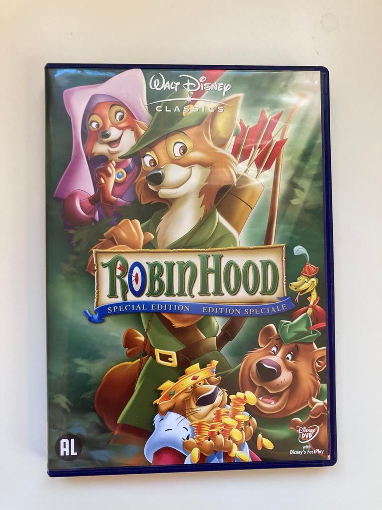 Robin Hood dvd, Alle leeftijden, Ophalen of Verzenden, Zo goed als nieuw