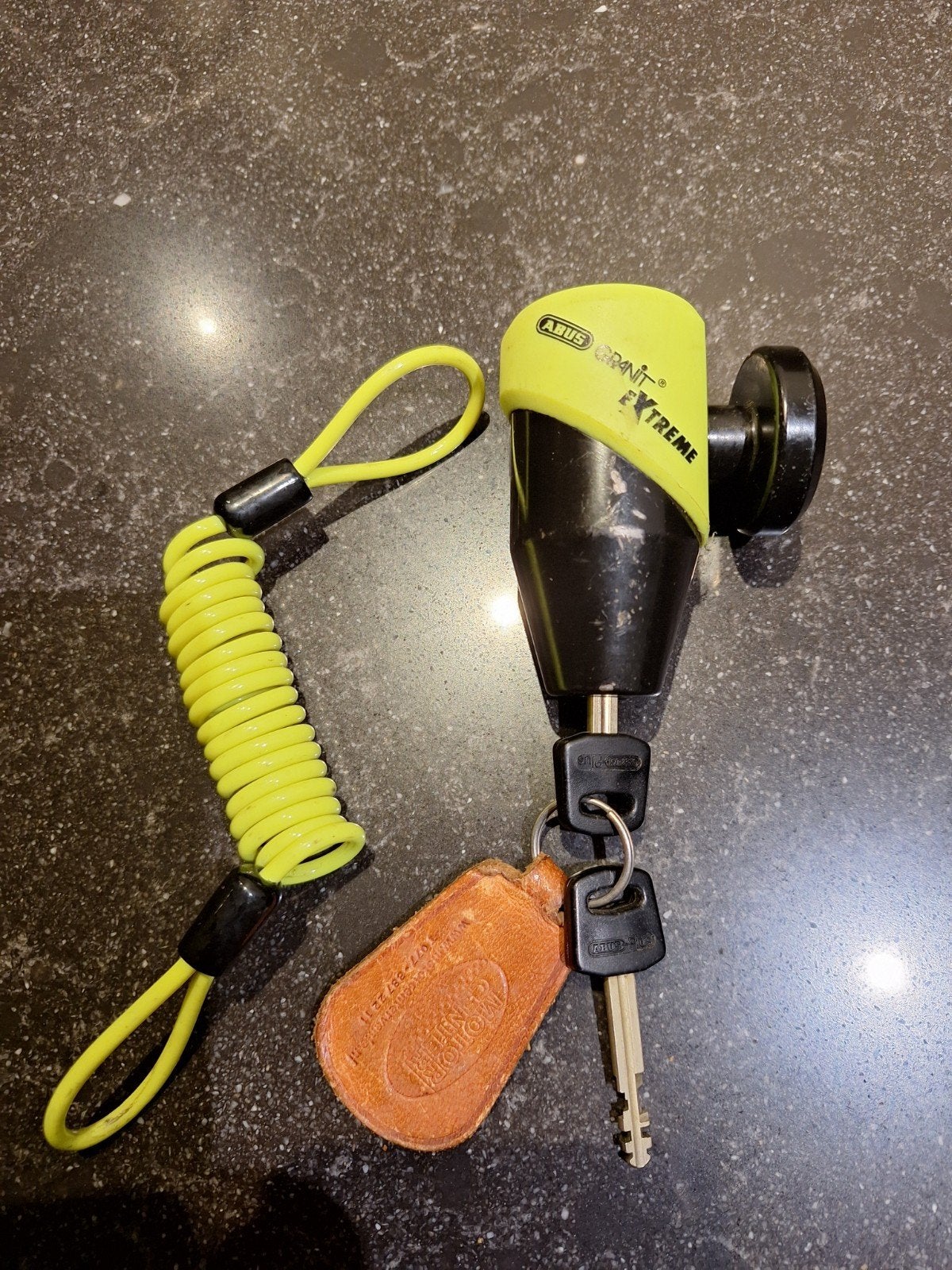 abus granit extreem schijfremslot, Ophalen of Verzenden, Gebruikt