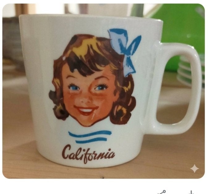 California soep mok retro, Ophalen of Verzenden, Huis en Inrichting