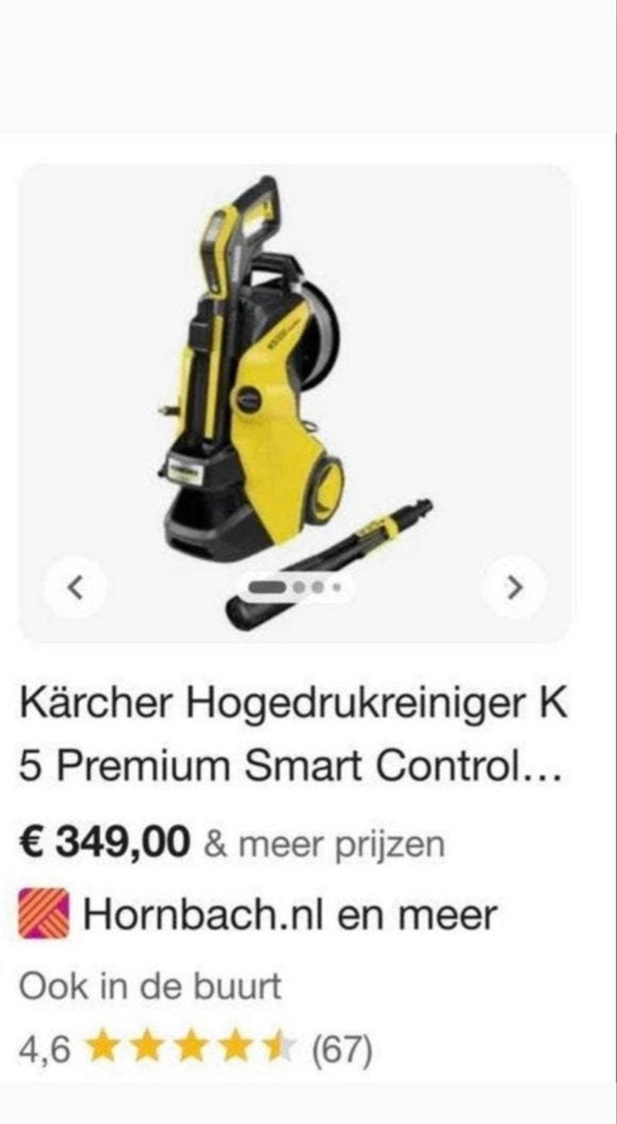 Kärcher K5 Premium Smart Control Hogedrukreiniger, Tuin en Terras, Ophalen of Verzenden, Nieuw, Elektrisch
