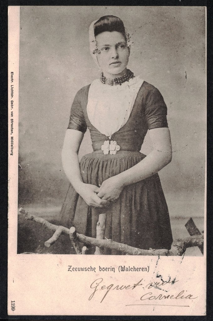 Zeeland, Zeeuwsche boering ( Walcheren ). 1903., Ophalen of Verzenden, Voor 1920, Gelopen, Zeeland