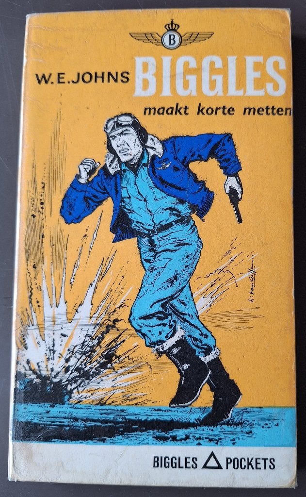Biggles maakt korte metten - no 35 - W.E. Johns, Ophalen of Verzenden, Gelezen, W.E. Johns