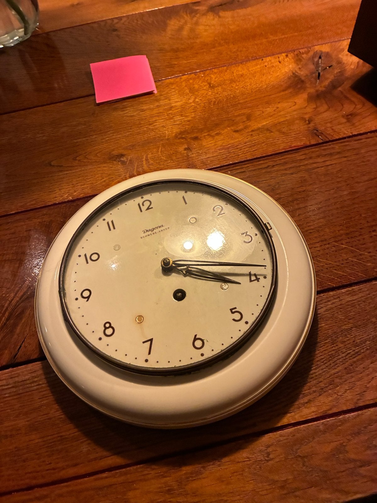 Vintage Degena wandklok - Keukenklok - Duitsland, Ophalen of Verzenden