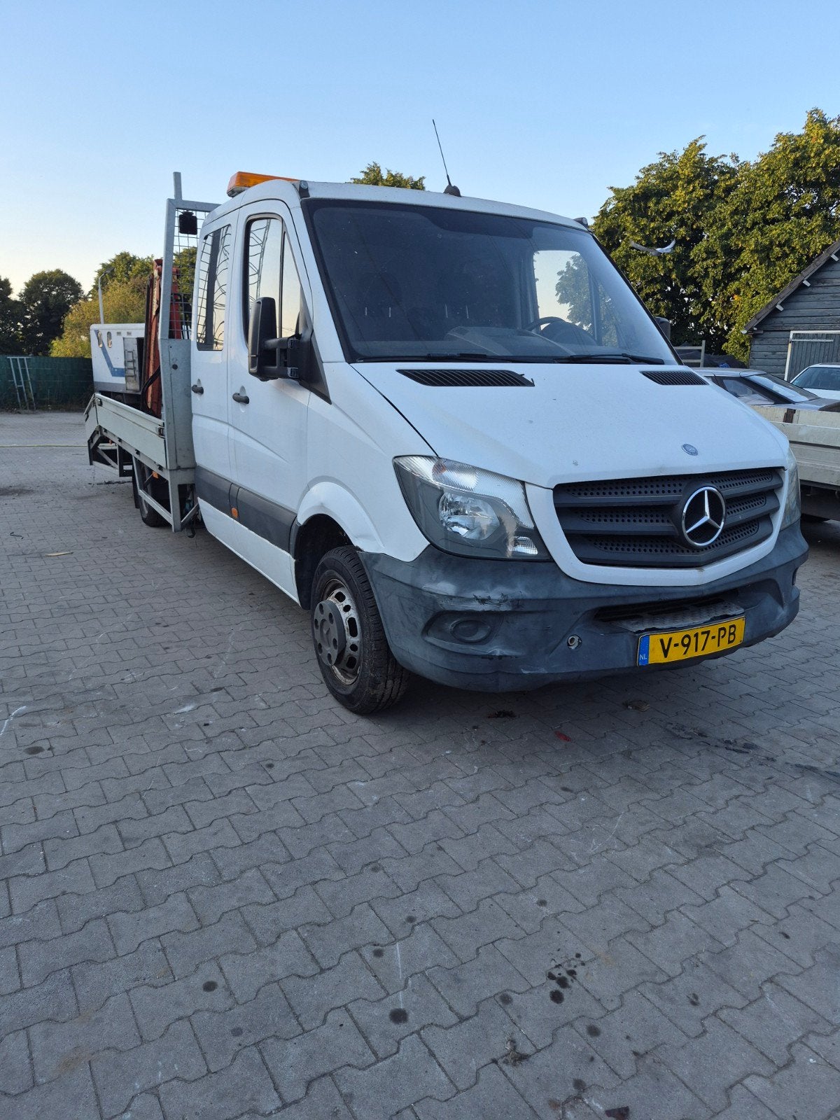 mercedes sprinter oprijwagen met kraan, Bedrijf, Te koop