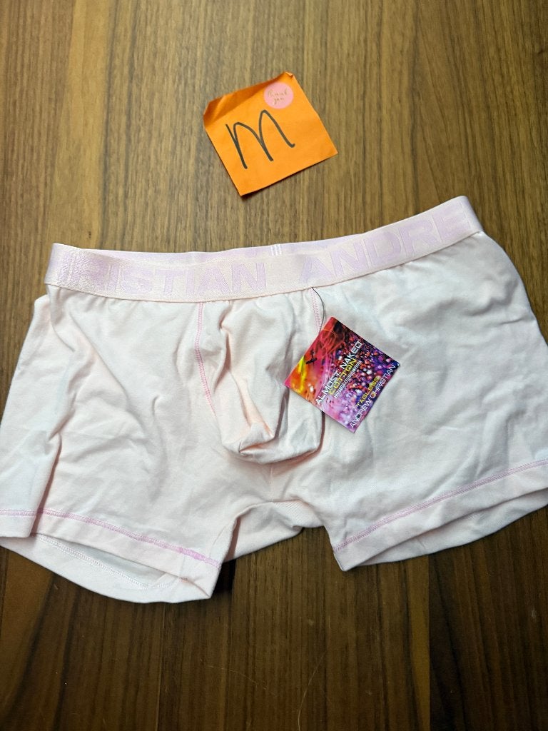 Andrew Christian roze boxer, bulge, maat M, Kleding | Heren, Ophalen of Verzenden, Roze, Boxer