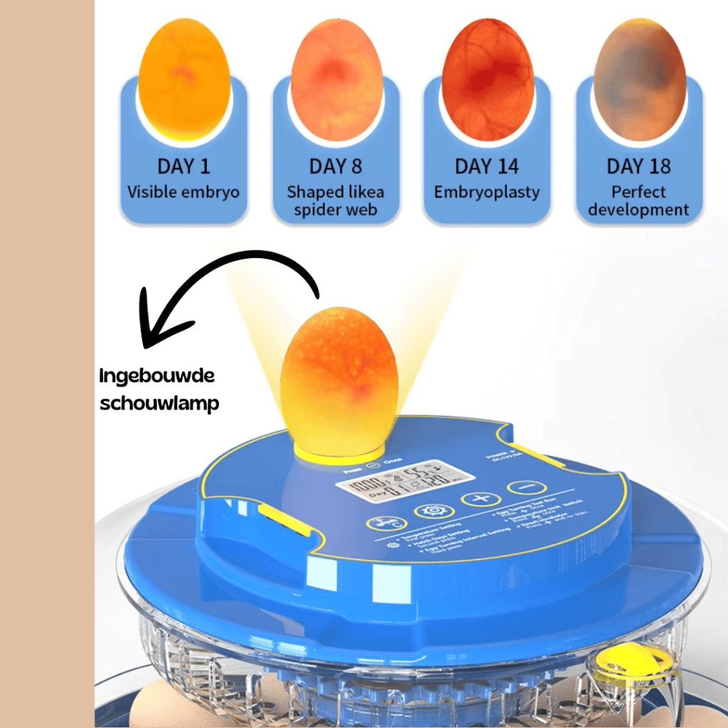 WonEGG Broedmachine M18H (18 Kippeneieren), Dieren en Toebehoren, Pluimvee | Toebehoren, Niet ingevuld, Nieuw, Niet ingevuld, Niet ingevuld