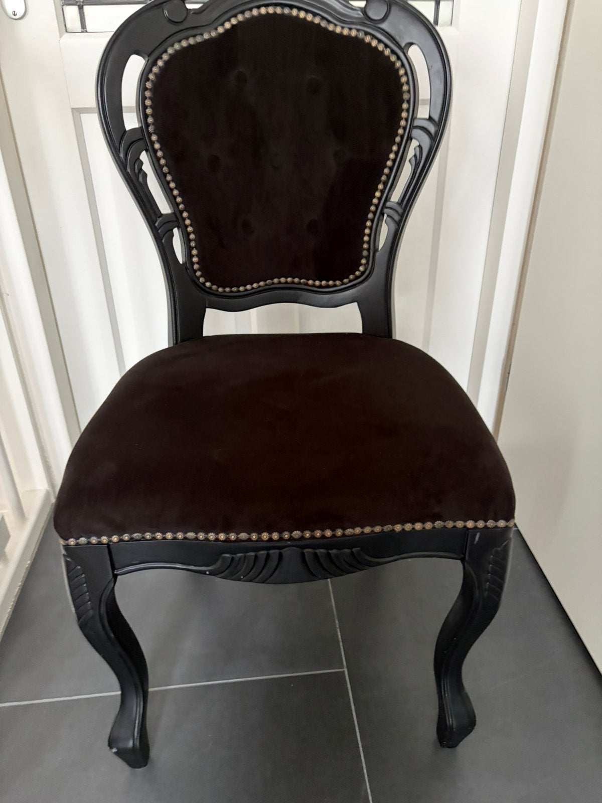 Antieke look stoel, Antiek en Kunst, Antiek | Meubels | Stoelen en Banken, Ophalen of Verzenden
