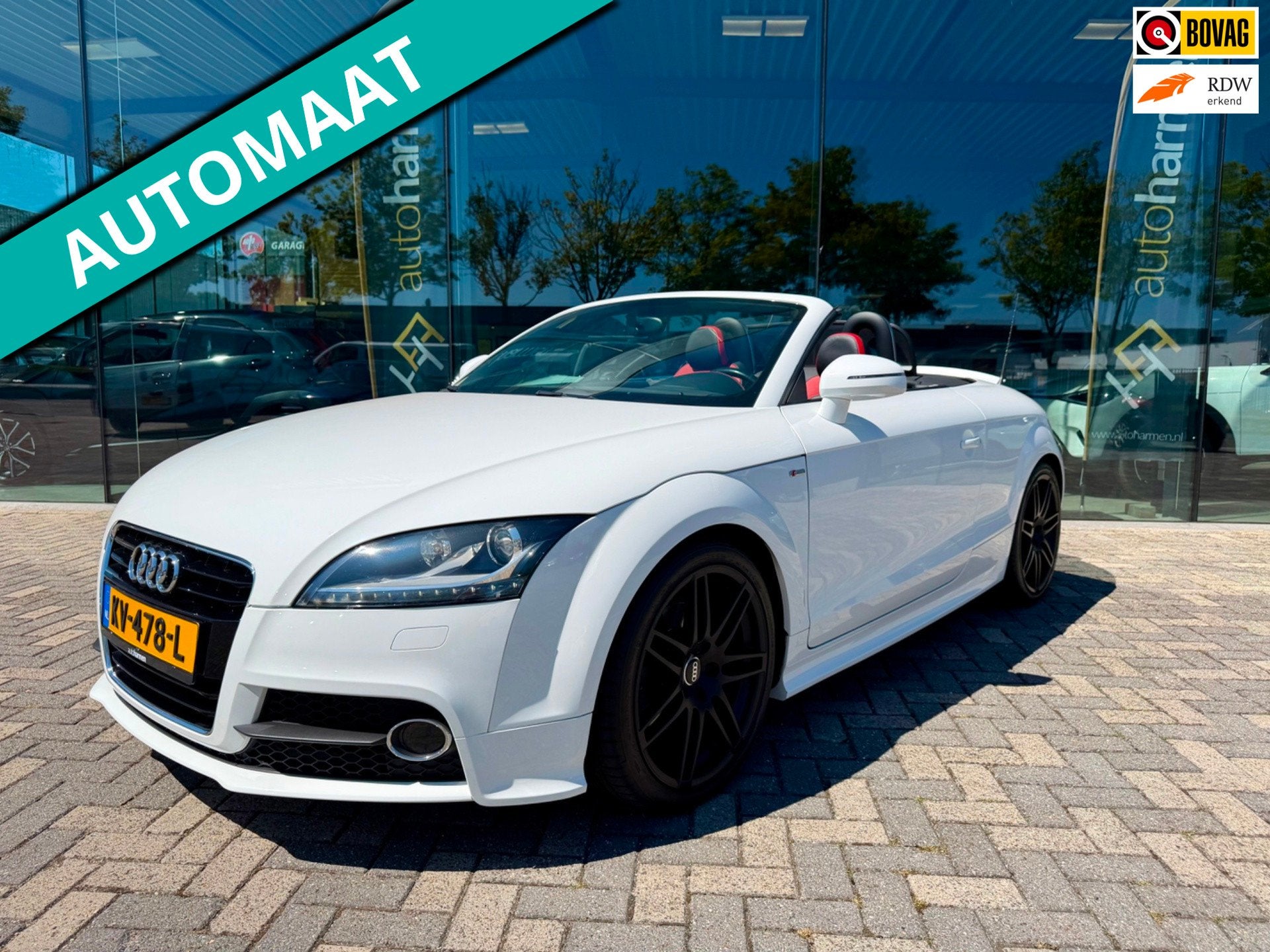 Audi TT Roadster 2.0 TFSI quattro Exclusive S-Line, Auto's, Audi, Automaat, Euro 5, Gebruikt, Zwart