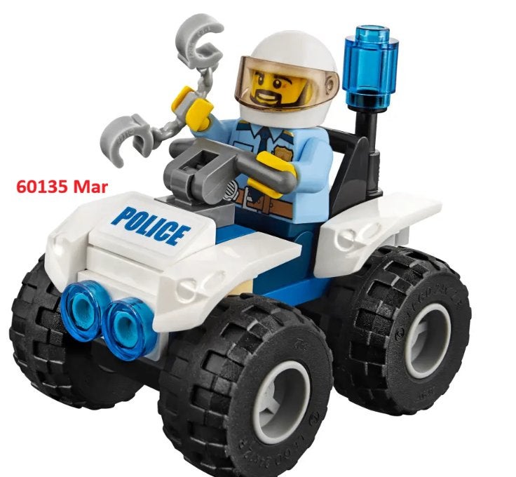 Lego 60135 ATV-arrestatie 2 minifigures, City, Verzenden, Lego, Complete set