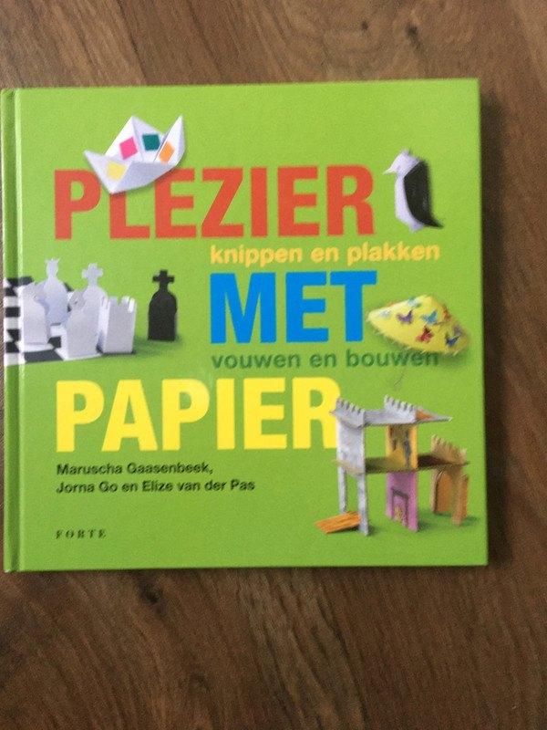 plezier met papier, Ophalen of Verzenden, Zo goed als nieuw, Knutselboek