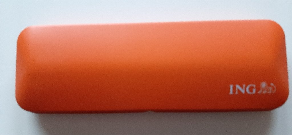 ING pennenset in metalen doosje, Ophalen of Verzenden, Nieuw, Overige typen, Overige merken