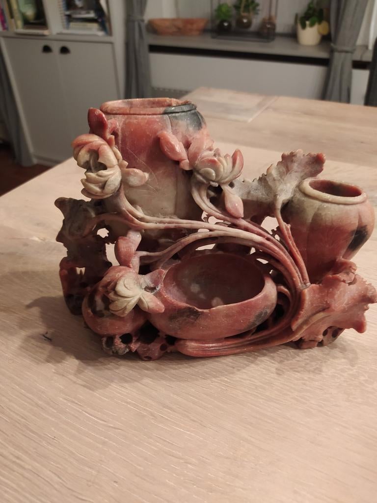 Spekstenen inkt- en penselenpot, Ophalen of Verzenden