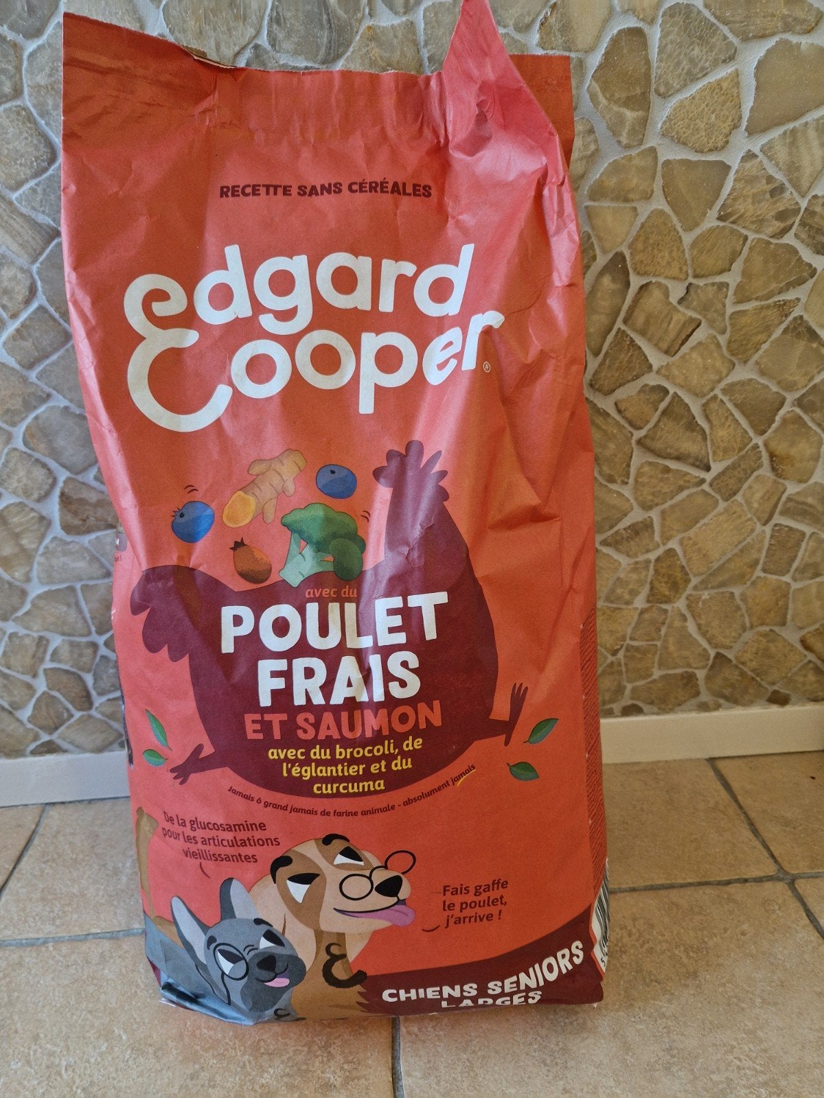 Edgar Cooper hondenbrokken, Ophalen, Hond