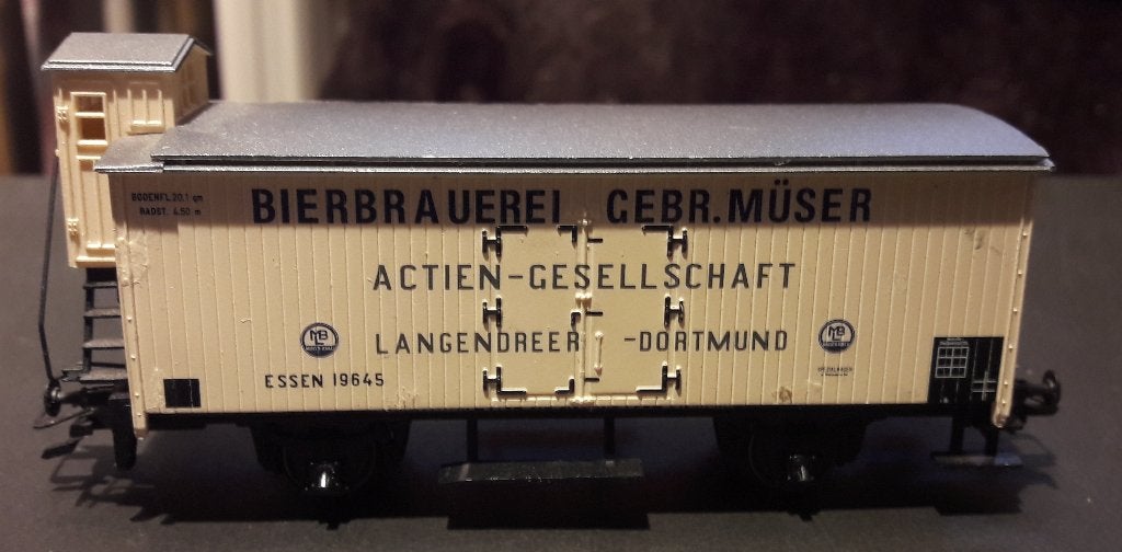 Märklin 48604 gesloten bierwagen, Ophalen, Wisselstroom, Gebruikt, Wagon