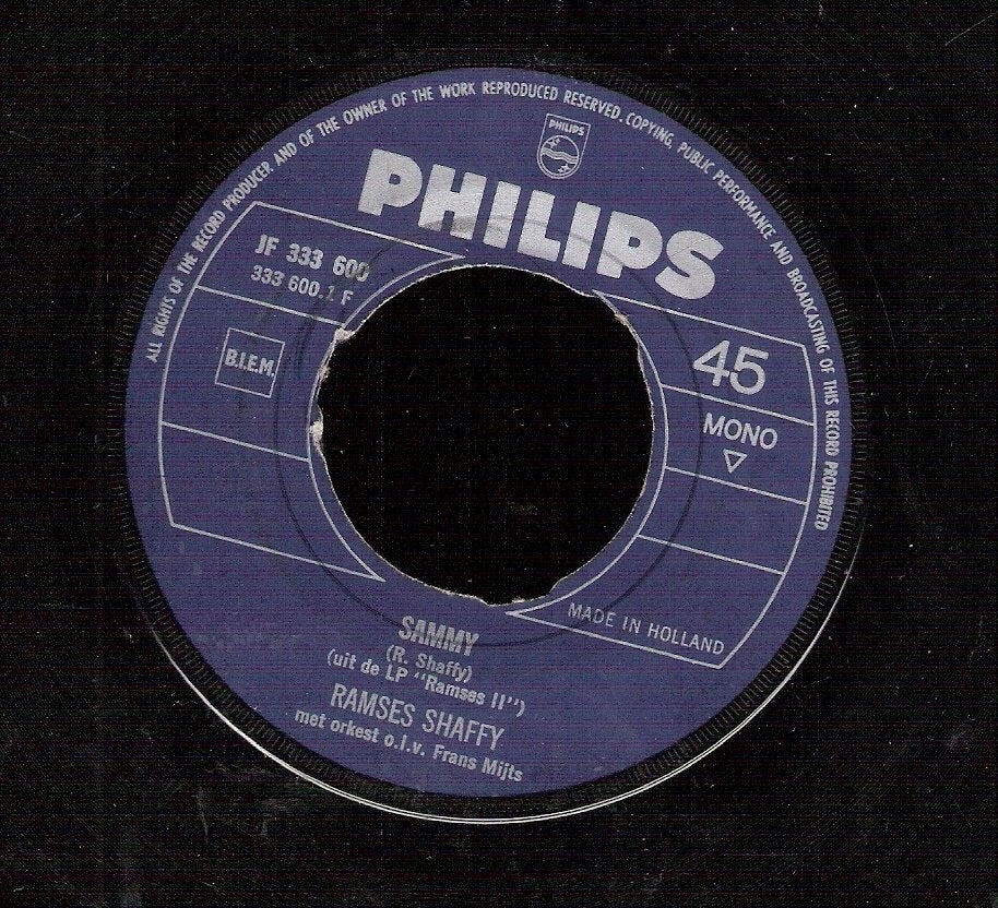 Ramses Shaffy - Sammy vinyl single 1966 VERZENDEN /OPHALEN, Ophalen, Gebruikt, Nederlandstalig