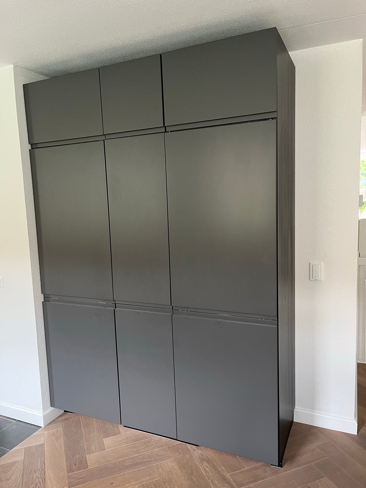 Mooie IKEA keukenkasten 3-delig voor koelkast & vriezer, Ophalen, Gebruikt, 200 cm of meer, 50 tot 100 cm
