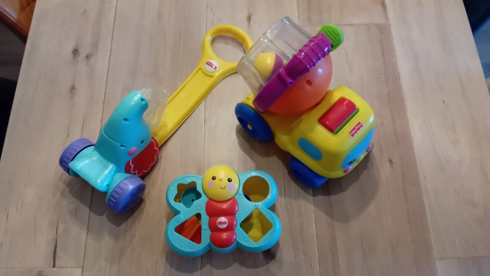 Fisher Price   auto   vormenstoof   loop olifant, Ophalen, Zo goed als nieuw, Overige typen