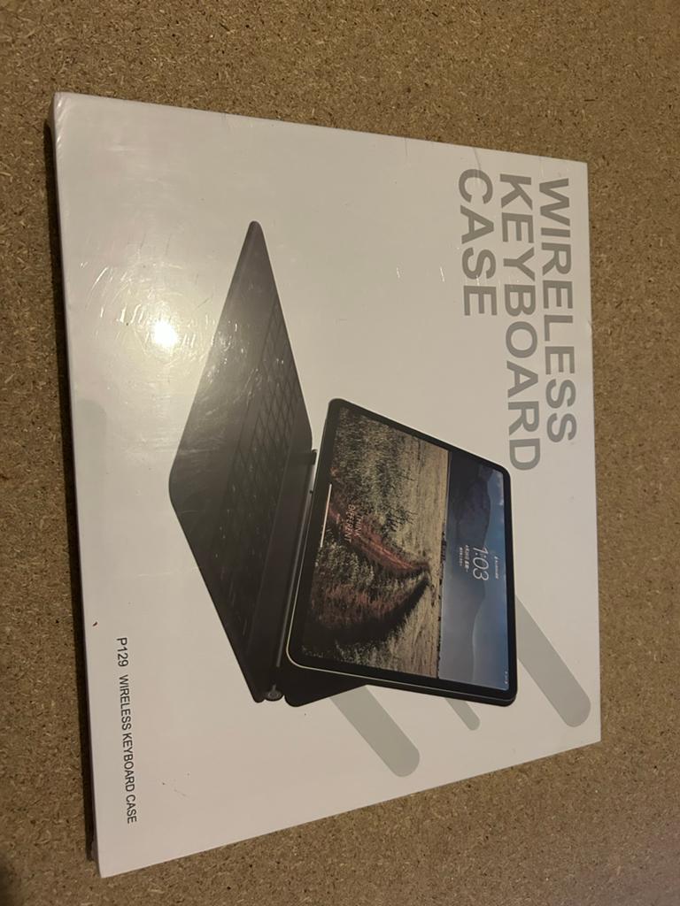 Draadloos toetsenbord hoes voor iPad Pro 12.9 (2018-2021), Ophalen of Verzenden, Nieuw