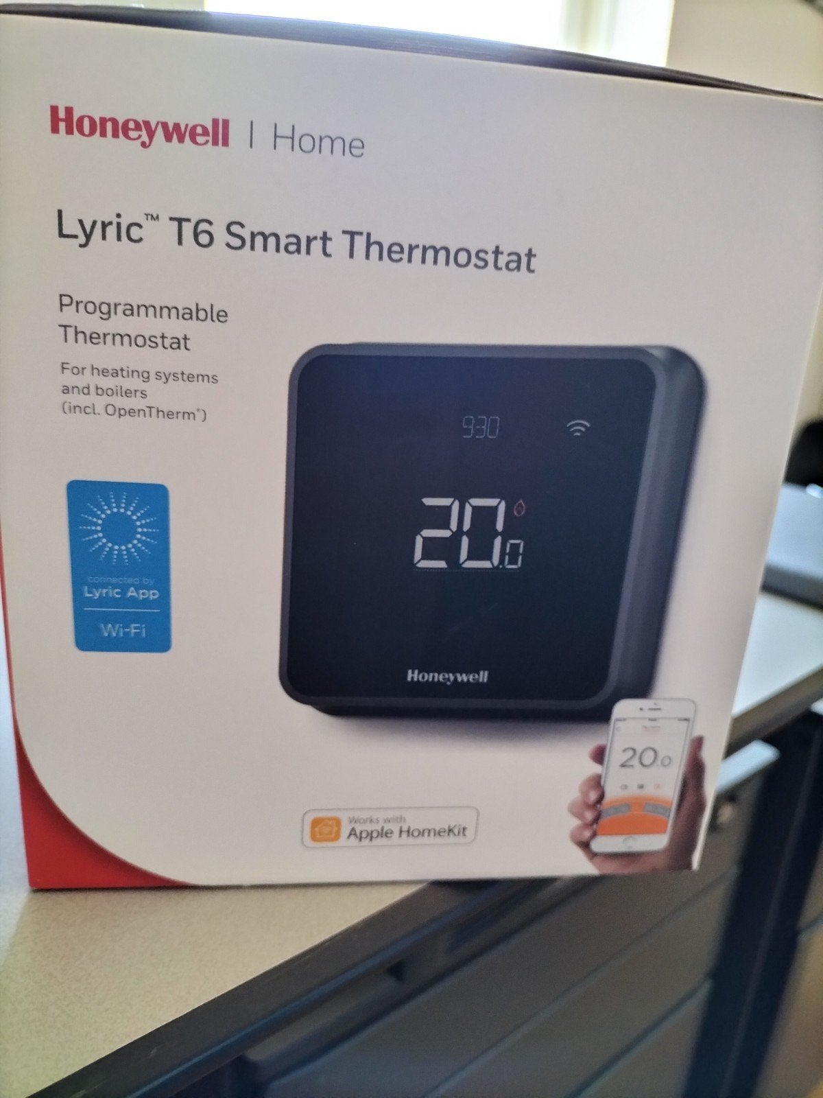 Honeywell Lyric T6 Smart Thermostaat Bedraad, Ophalen, Slimme thermostaat, Nieuw