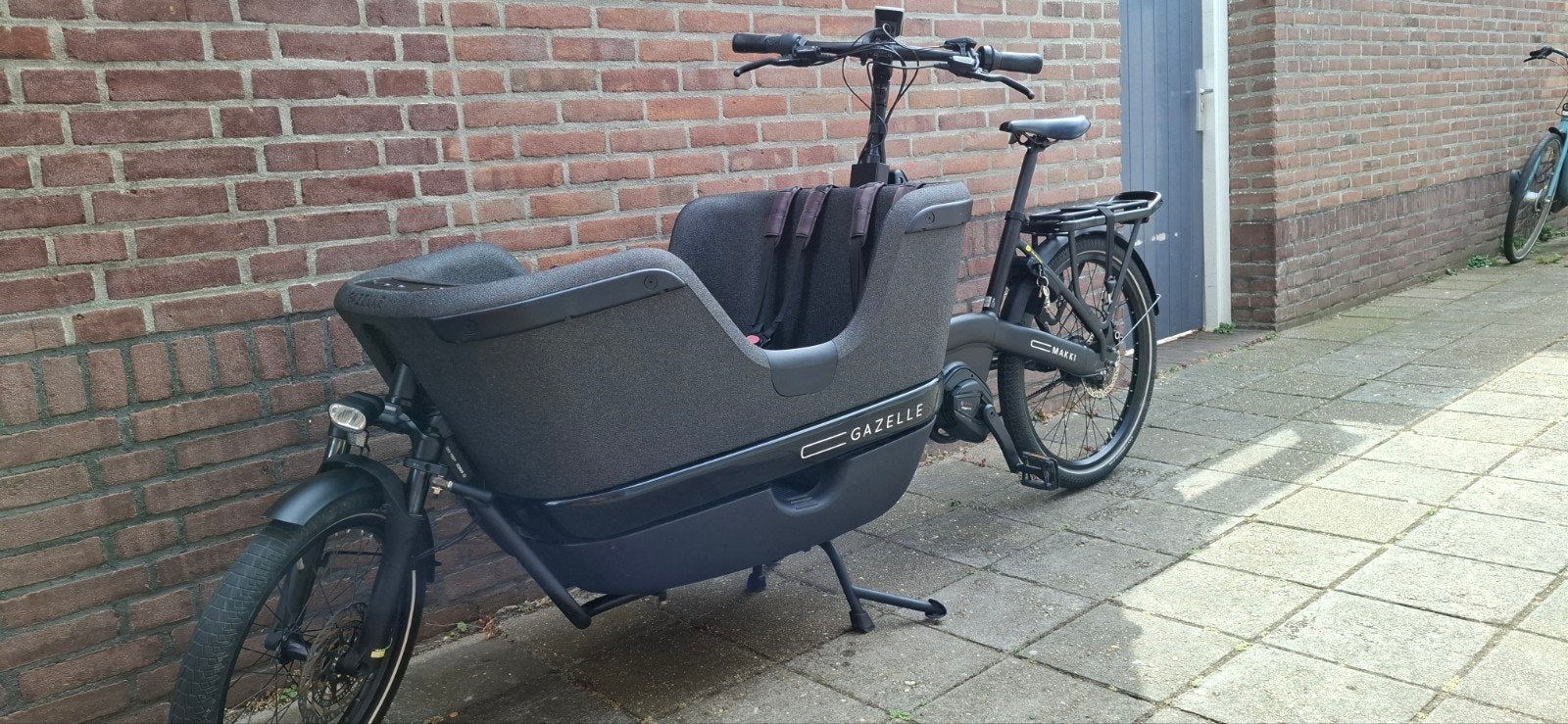 Gazelle Makki Travel bakfiets - Zo goed als nieuw, 3 kinderen, Elektrisch, Ophalen of Verzenden, Zo goed als nieuw