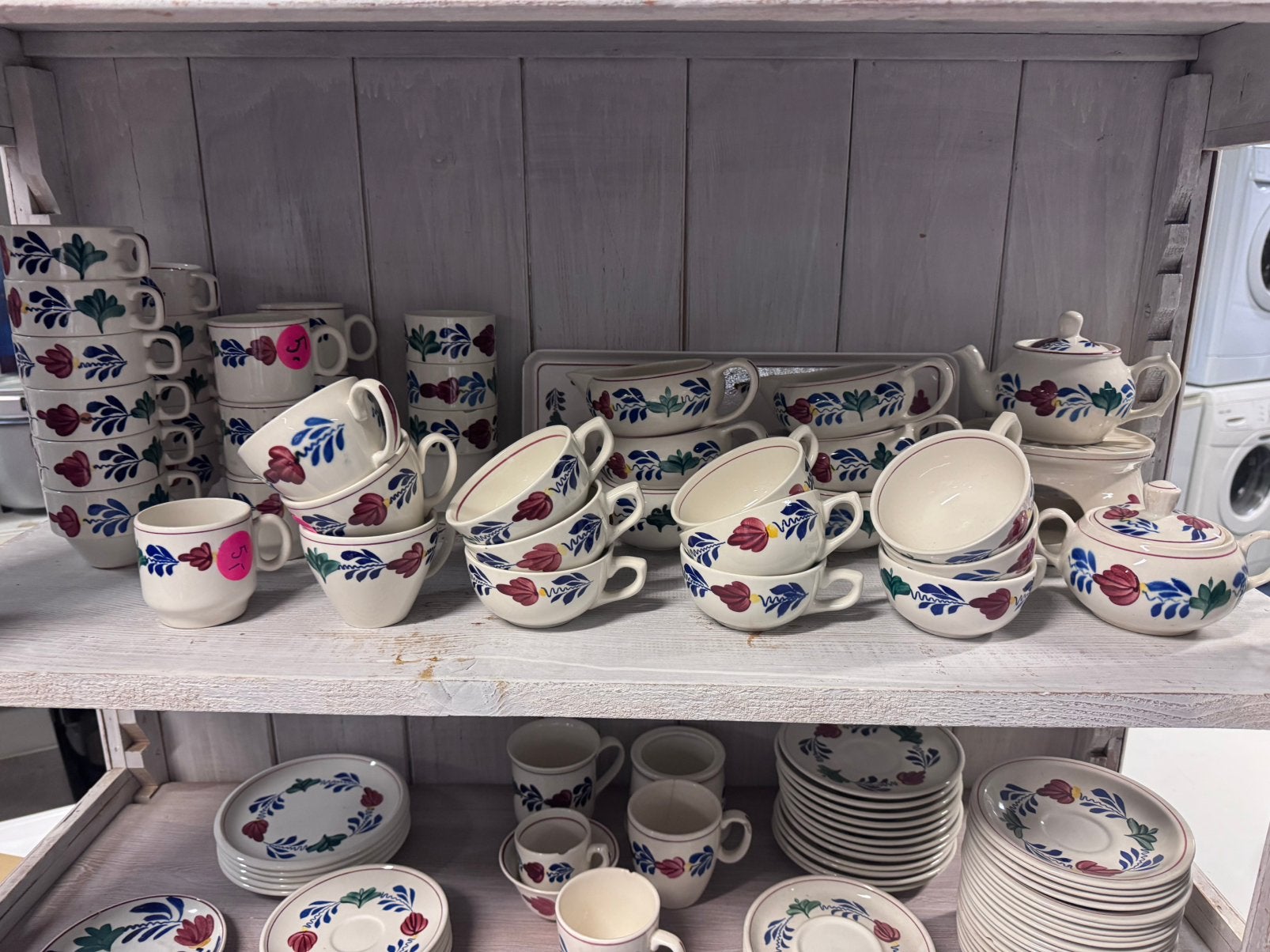 Boeren bont servies Schatkamer arnhen, Huis en Inrichting, Ophalen, Gebruikt, Aardewerk, X