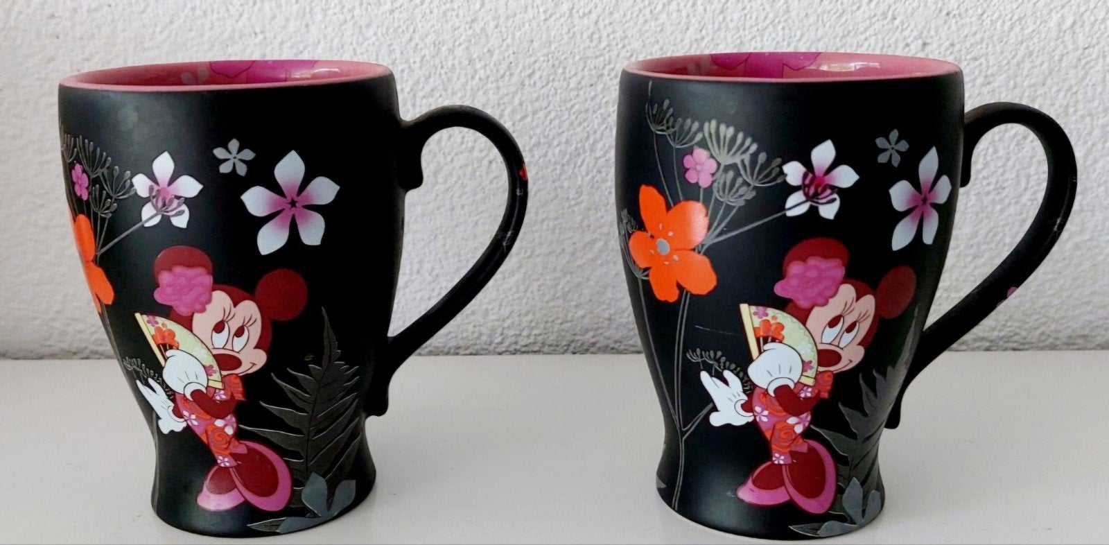 2 Disney bekers, Ophalen of Verzenden, Mickey Mouse, Zo goed als nieuw, Servies
