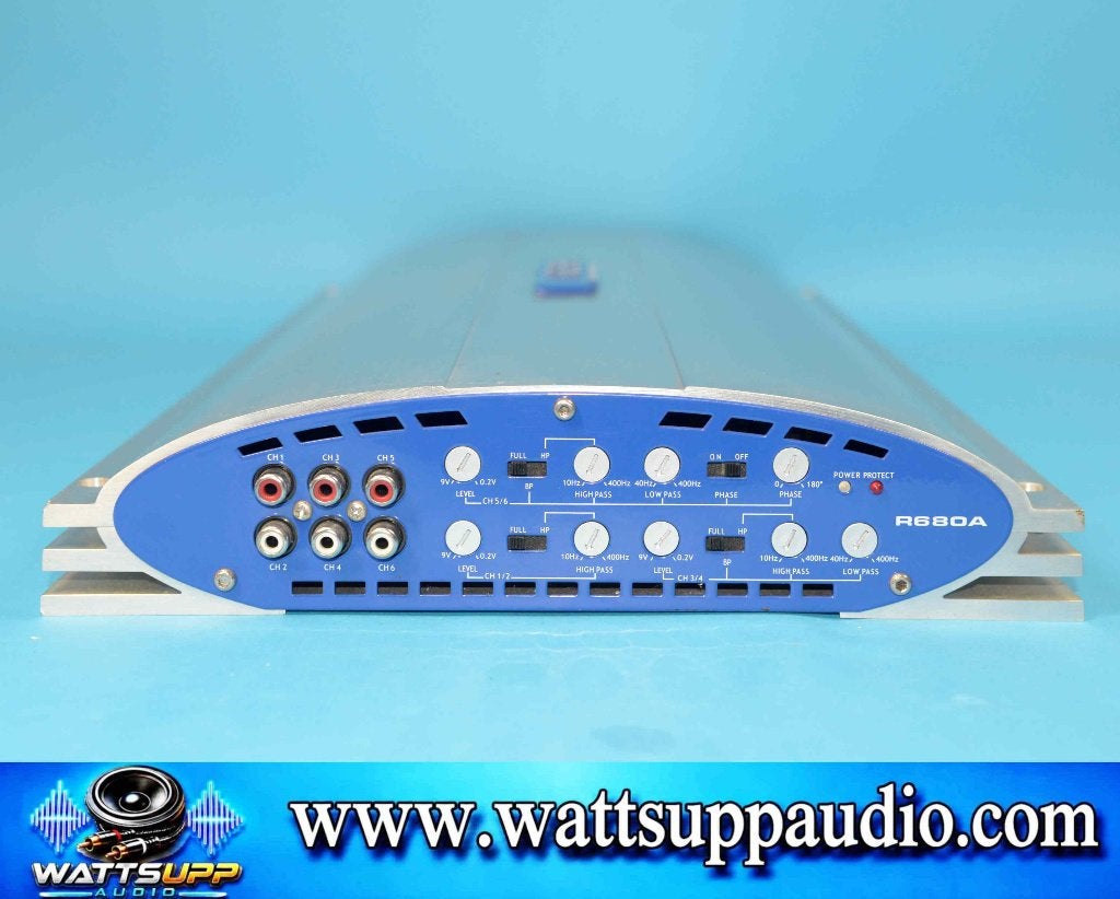 Rodek R680A 6 kanaals versterker, Auto diversen, Autospeakers, Gebruikt, ., Ophalen of Verzenden, .