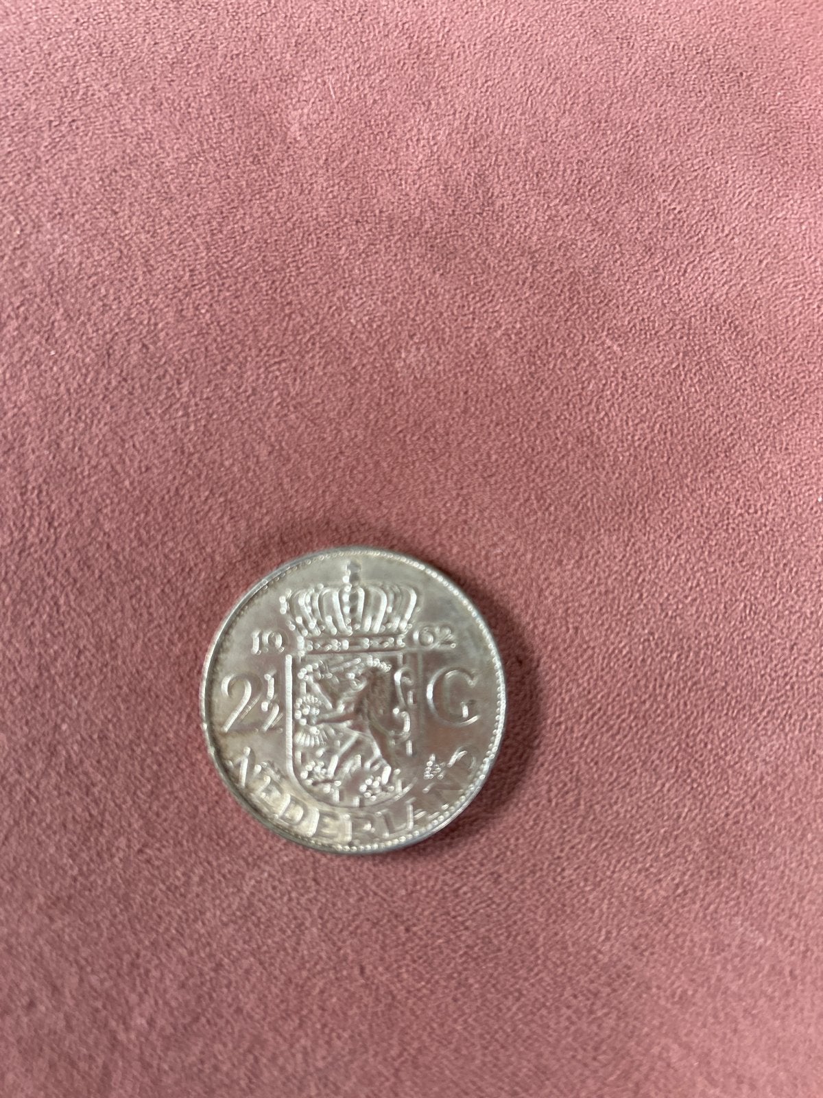 Zilveren Rijksdaalder 1962 Koningin Juliana, Koningin Juliana, Zilver, Ophalen of Verzenden, Losse munt