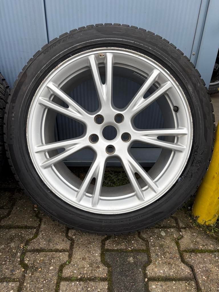 19” Originele Tesla Model Y Velgen + Nieuwe Winterbanden, 19 inch, 255 mm, Banden en Velgen, Winterbanden