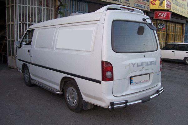 Hyundai H100 Sidebars met aluminium trede, Niet ingevuld, Niet ingevuld, Niet ingevuld