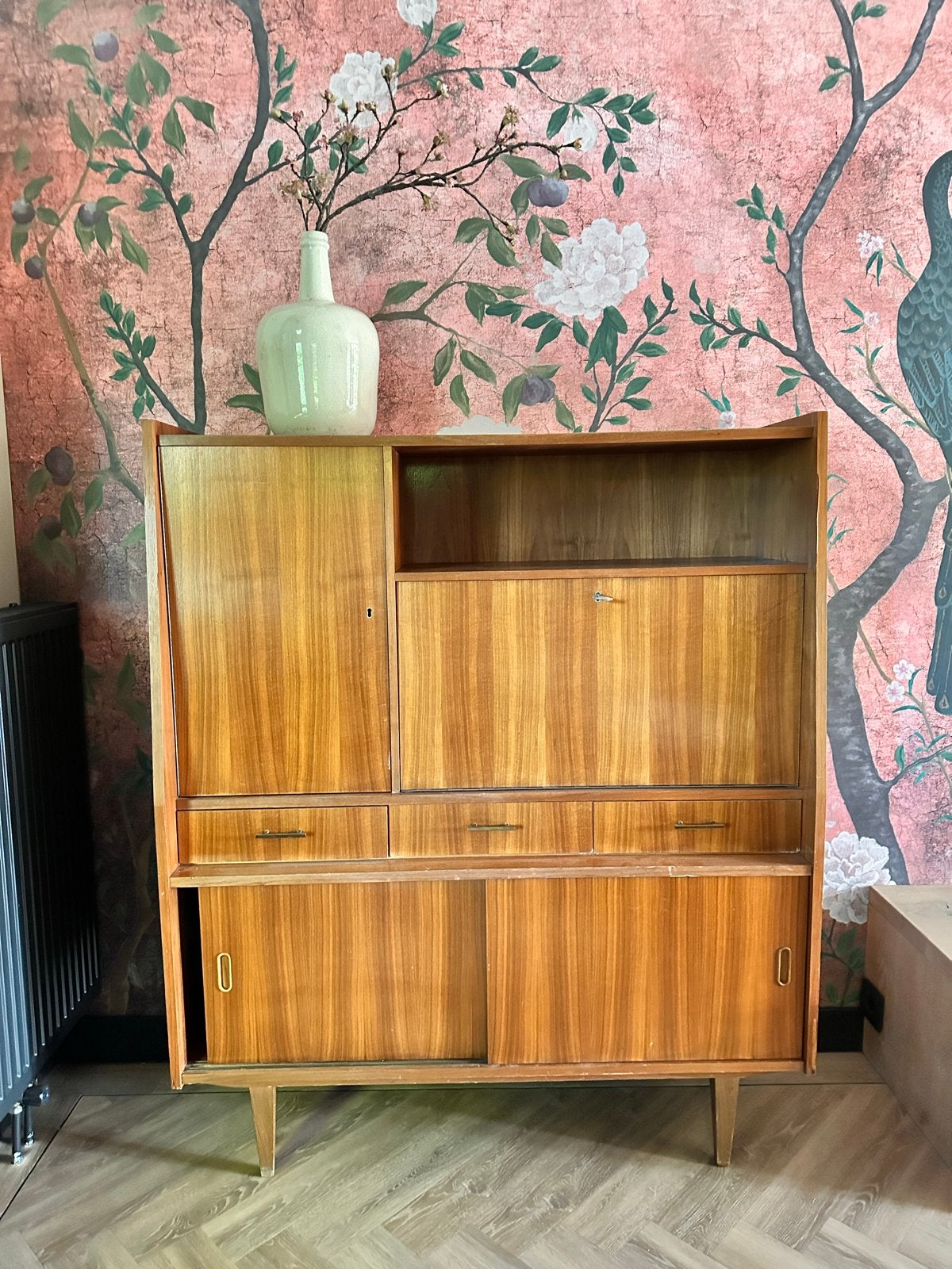 Vintage Deens Teak Barmeubel/Dressoir Jaren '60, Ophalen, Gebruikt