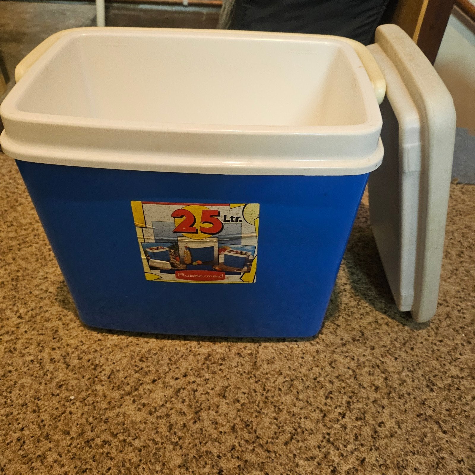 Koelbox Rubbermaid 25 liter, Ophalen, Zo goed als nieuw, Koelbox, Koelelement
