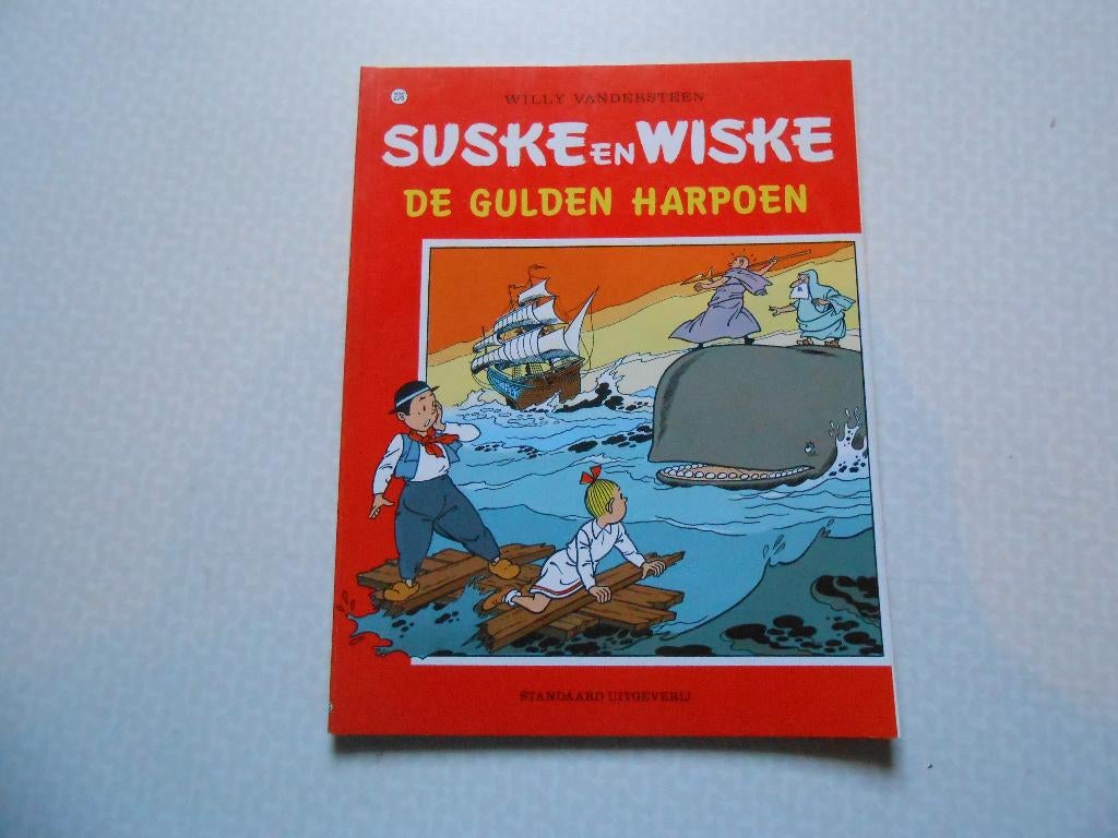suske en wiske 236 De gulden harpoen 1993 1 ste druk., Willy Vandersteen, Eén stripboek, Nieuw, Ophalen of Verzenden