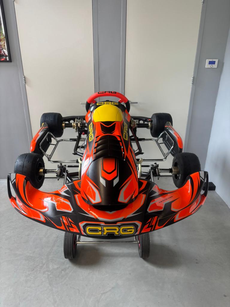CRG KT2 Rolling chassis 1 dag oud 2026, Sport en Fitness, Karting, Ophalen, Zo goed als nieuw, Kart