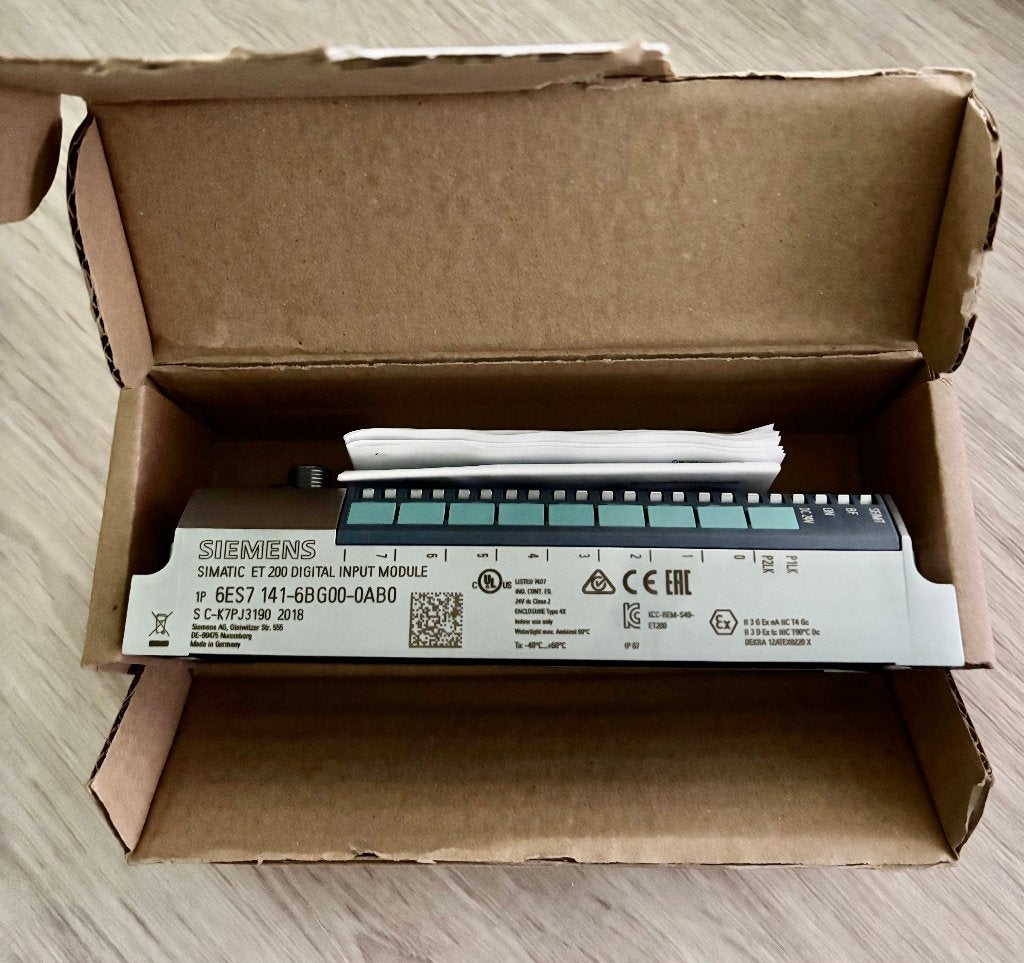 SIEMENS - Simatic - ET 200eco PN - 8DI - 6ES7 141-6BG00-0AB0, Www.siemens.com, Www.siemens.com, Ophalen of Verzenden, Nieuw