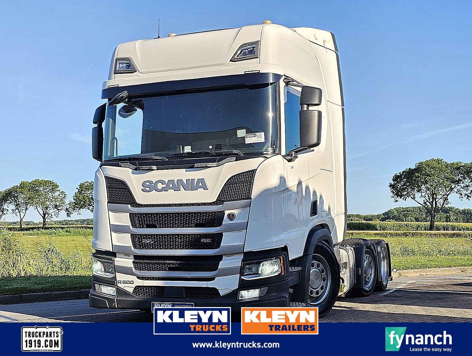 SCANIA R500 6x2/4 lb mega ret, Automaat, Euro 6, Scania, Wit