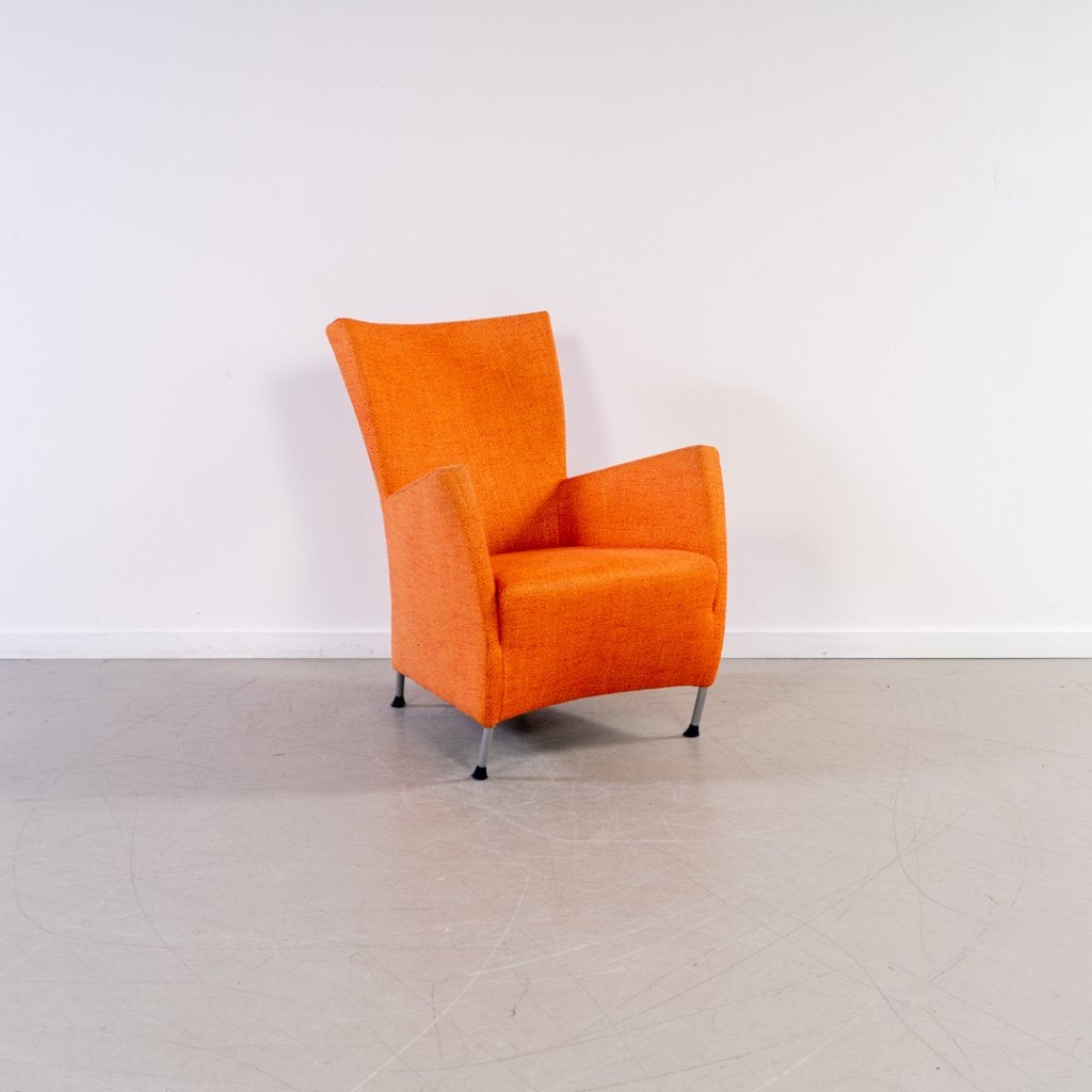 Montis Windy Fauteuil Oranje Stof Gemêleerd, Niet ingevuld, Zo goed als nieuw, Niet ingevuld, Niet ingevuld