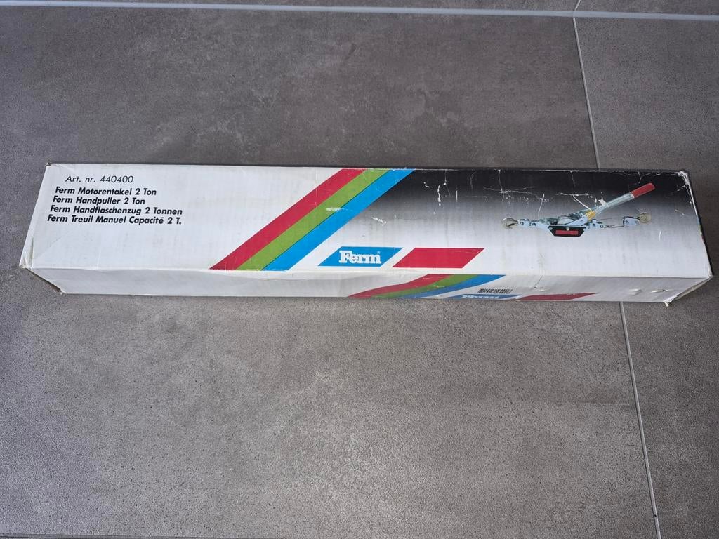 Ferm Handlier/Treklier 2 Ton - Nieuw in Doos, Ophalen of Verzenden, Nieuw, Handmatig