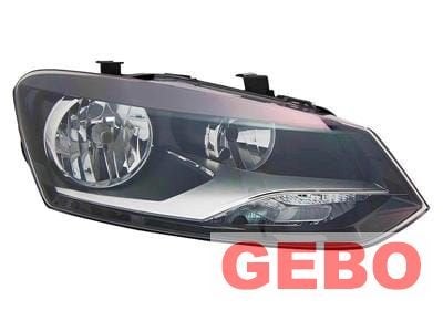 Volkswagen polo 6r koplamp rechts voor H7+H7 2009/2014
