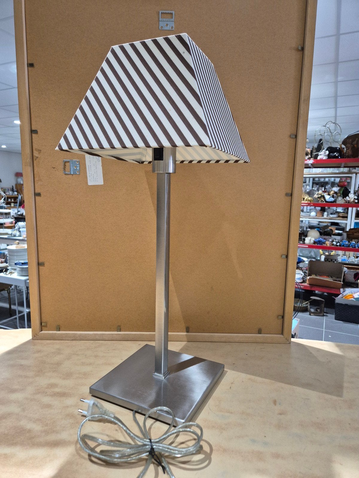 Grote tafellamp scherlamp den hartog, Onbekend, Ophalen of Verzenden, Onbekend, Minder dan 100 cm