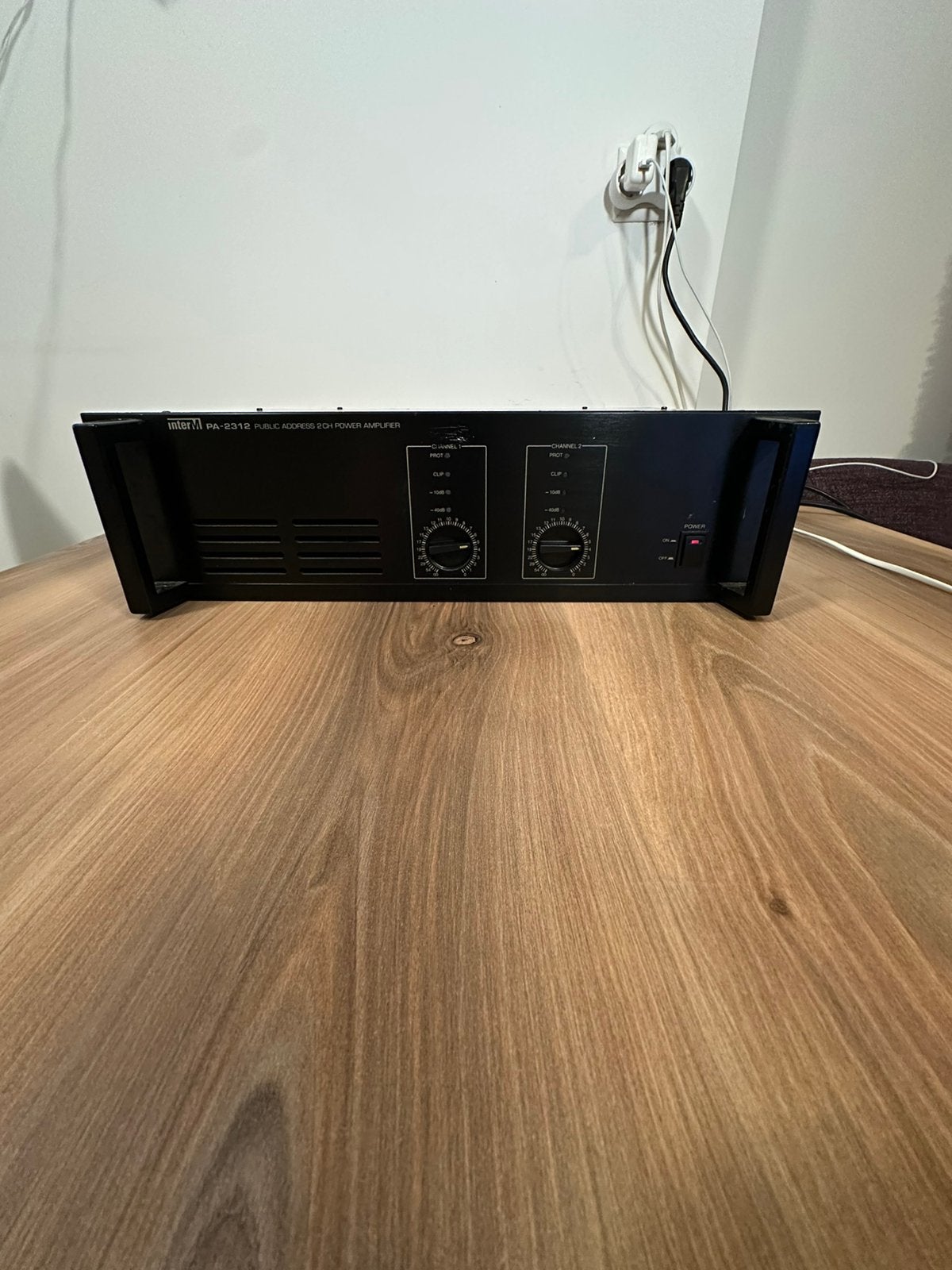 80€ interM PA-2312 PUBLIC ADDRESS 2CH POWER AMPLIFIER, Ophalen of Verzenden