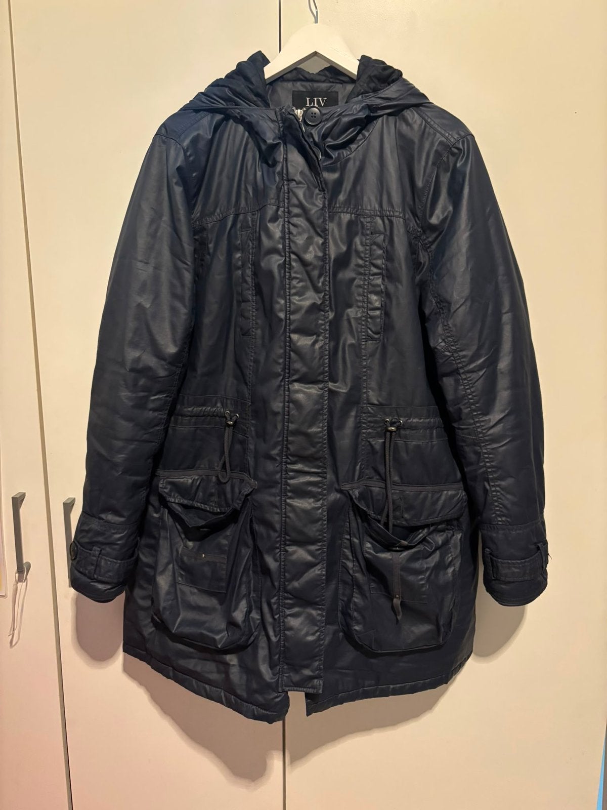 Winter jas, Ophalen of Verzenden, Gedragen, Maat 46/48 (XL) of groter, Blauw