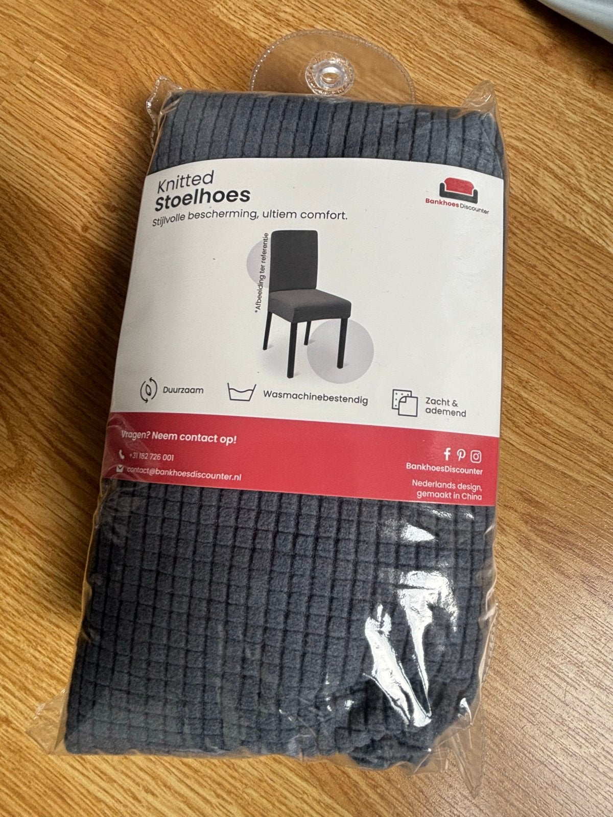 Knitted Stoelhoes - Stijlvolle Bescherming & Comfort, Nieuw, Ophalen of Verzenden, Eén, Stof