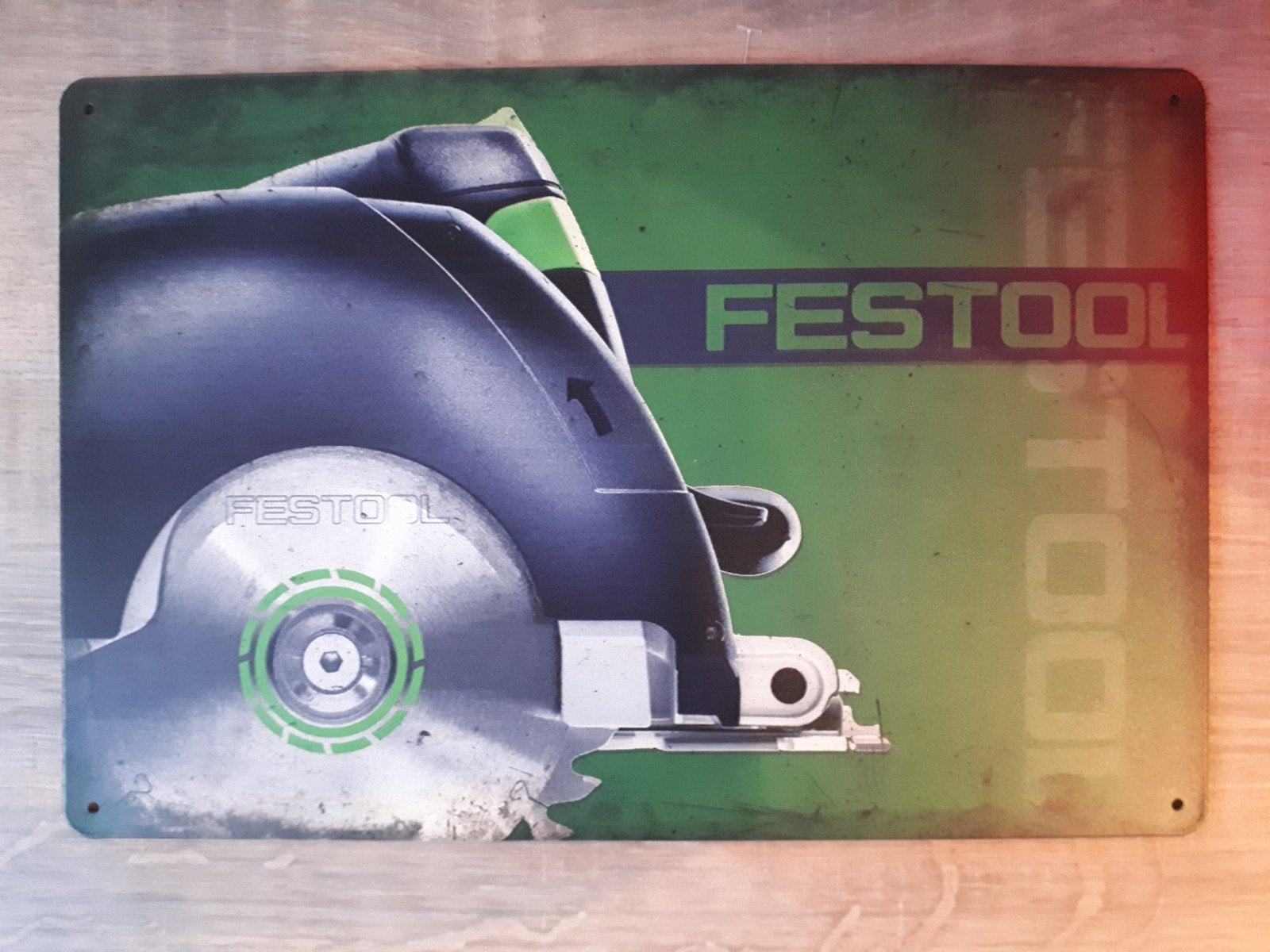 Festool 20x30 cm Metalen Reclamebord, Verzamelen, Verzenden, Nieuw, Reclamebord