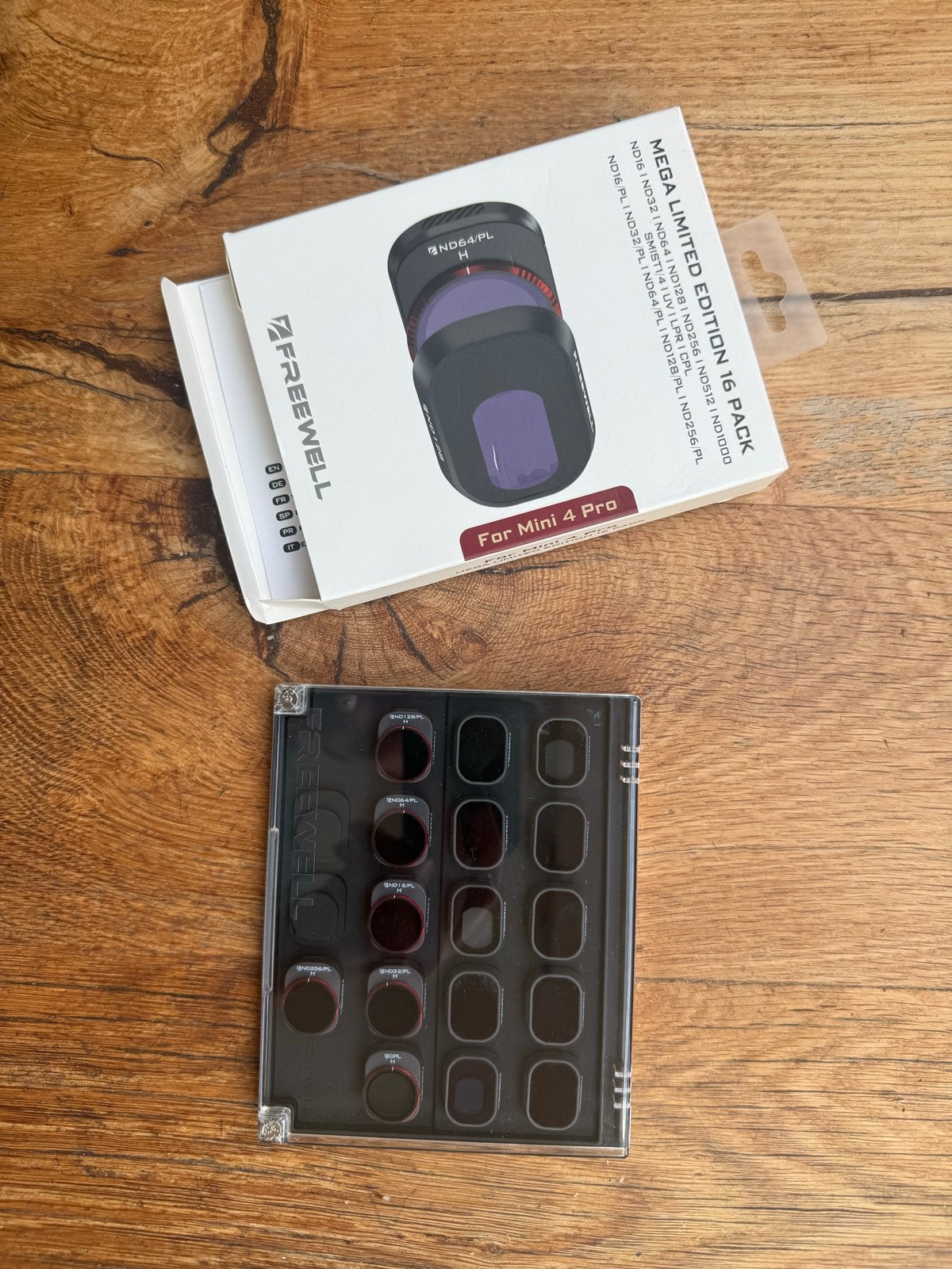 Freewell Mega Limited Edition 16-pack filters voor Mini 4 Pr, Overige merken, Minder dan 50 mm, Inclusief opbergcase, Zo goed als nieuw